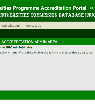 Nigeria Universities Unified Database System